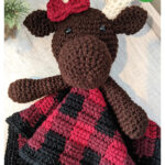 Miss Moose Blanket Buddy Free Crochet Pattern