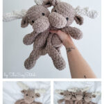 Monty the Moose Snuggler Crochet Pattern