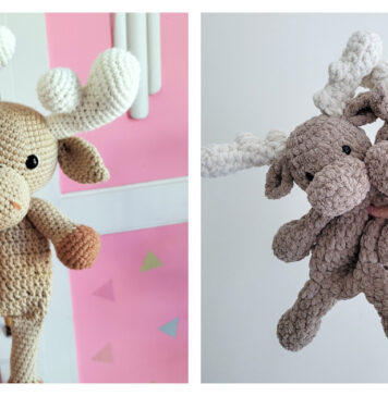 Moose Baby Lovey Crochet Patterns