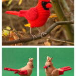 Northern Cardinal Crochet Pattern