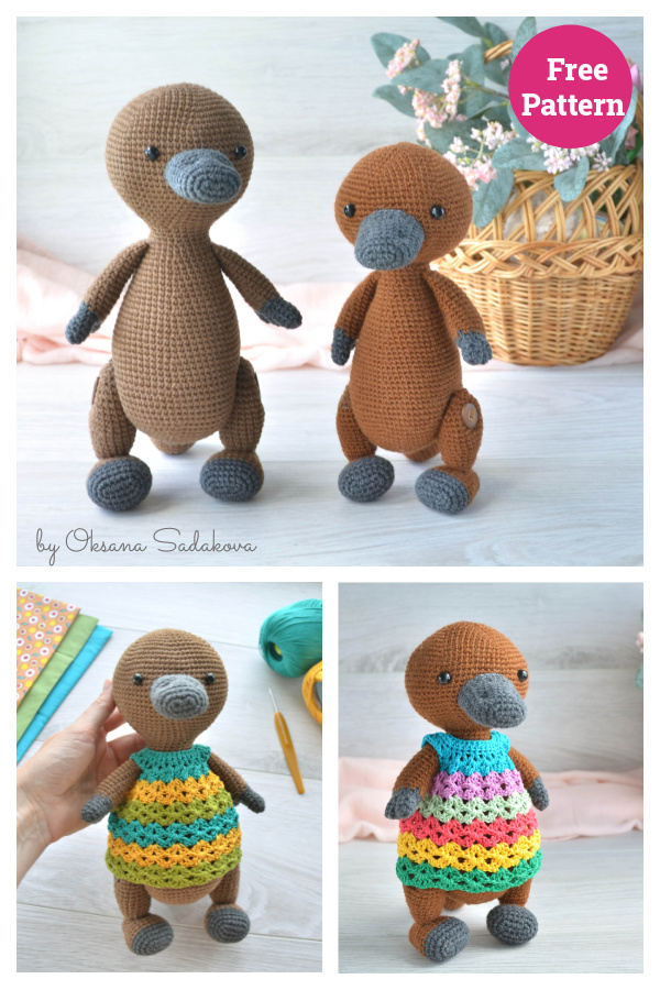 Platypus Free Crochet Pattern