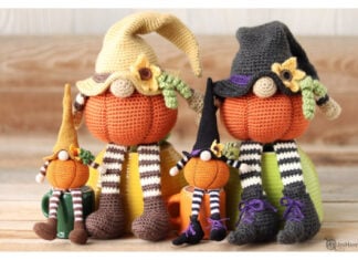 Pumpkin Gnome Amigurumi Free Crochet Pattern