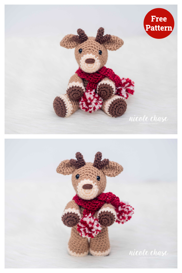 Randall the Reindeer Amigurumi Free Crochet Pattern