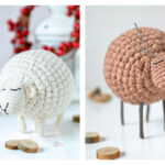 Sheep and Reindeer Ornaments Free Crochet Pattern