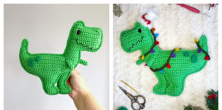 Tyrannosaurus Rex Amigurumi Free Crochet Pattern