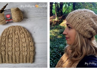 Wheat Hat Free Crochet Pattern
