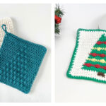 10+ Christmas Tree Potholder Free Crochet Patterns