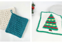 10+ Christmas Tree Potholder Free Crochet Patterns