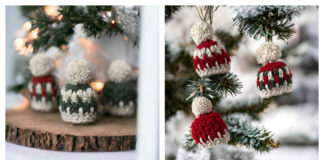 Brighton Christmas Hat Ornament Free Crochet Pattern