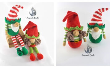 Christmas Elf Gnome Amigurumi Free Crochet Pattern
