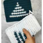 Christmas Pot Holders Free Crochet Pattern and Video Tutorial