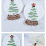 Christmas Tree Snow Globe Free Crochet Pattern and Video Tutorial