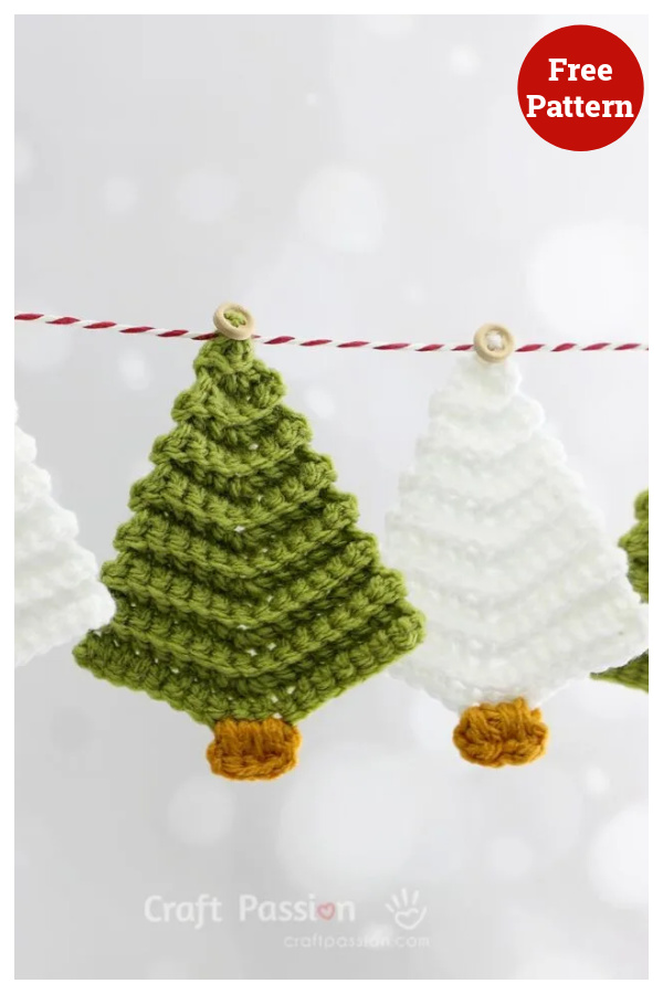 Easy Christmas Tree Free Crochet Pattern