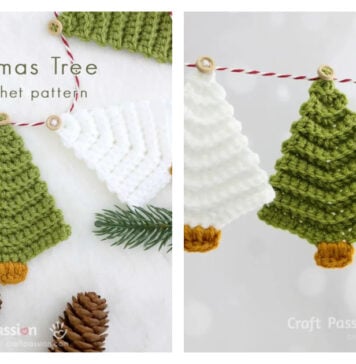 Easy Christmas Tree Free Crochet Pattern