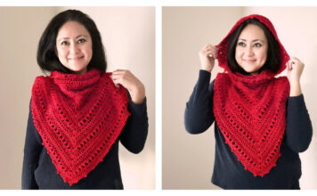 Hooded Cowl Free Crochet Pattern and Video Tutorial