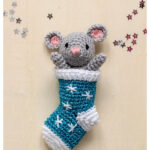 Little Mouse Stocking Crochet Pattern