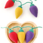 No-Sew Christmas Lights Free Crochet Pattern