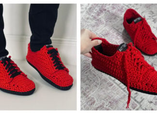 Sneaker Shoes Free Crochet Pattern
