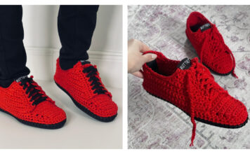 Sneaker Shoes Free Crochet Pattern