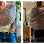 Sophia Scarf with Sleeves Free Crochet Pattern