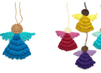 Sweet Angel Ornament Free Crochet Pattern