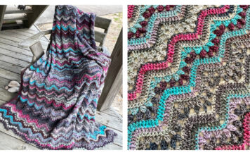 6-Day Beach House Blanket Free Crochet Pattern