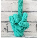 Amigurumi Middle Finger Up Crochet Pattern