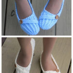 Anne Lee Ballet Slippers Free Crochet Pattern