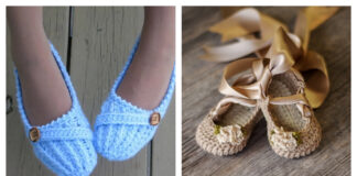 Ballet Slippers Crochet Patterns