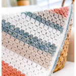Block Stitch Easy Blanket Free Crochet Pattern