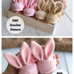 Bunny Baby Socks Crochet Pattern