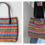 Cotton Granny Tote Bag Free Crochet Pattern