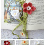 Flower Bookmarks Free Crochet Pattern
