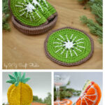 Fruit Coaster Set Crochet Patterns
