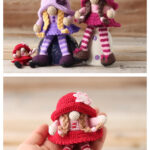 Girl Gnome Amigurumi Free Crochet Pattern