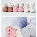 Itty Bitty Baby Booties Free Crochet Pattern