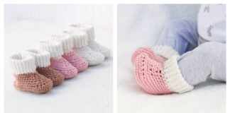 Itty Bitty Baby Booties Free Crochet Pattern