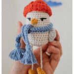 Junior Helmut the Seagull Amigurumi Free Crochet Pattern