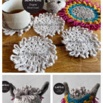 Llama Head Coaster Set Crochet Pattern