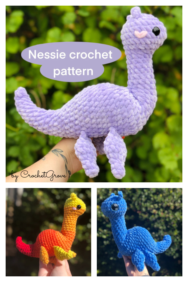 No Sew Loch Ness Monster Crochet Pattern