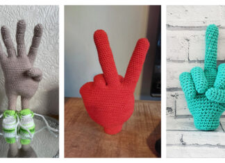 Posable Hand Amigurumi Crochet Patterns