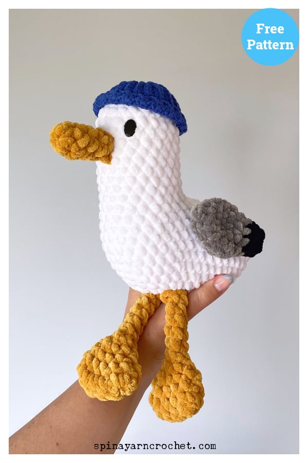 Seagull Free Crochet Pattern