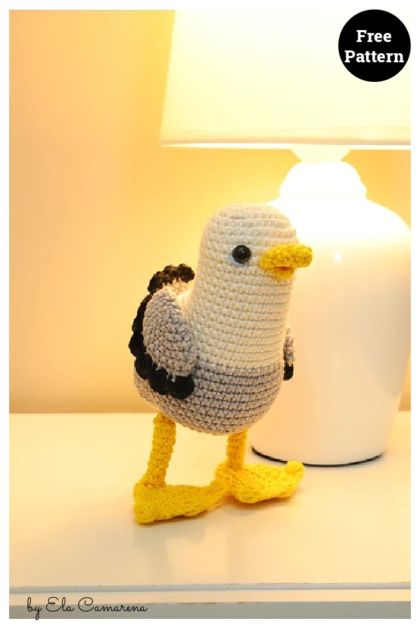 Seagull Free Crochet Pattern