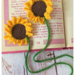 Sunflower Bookmark Crochet Pattern