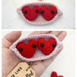 Two Heart Peas in a Pod Crochet Pattern