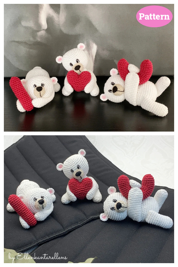 Valentine's Day Creative Bears Crochet Pattern