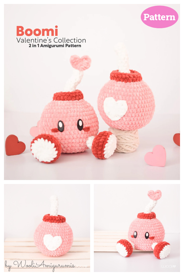 Valentine's Day Love Bomb Crochet Pattern