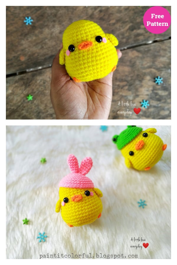 Amigurumi Little Chick Free Crochet Pattern