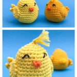 Chubby Amigurumi Chick Free Crochet Pattern and Video Tutorial