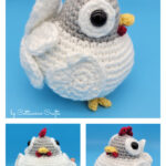 Chubby Chicken Amigurumi Crochet Pattern